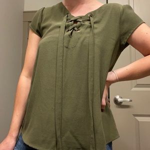 Lace up Top